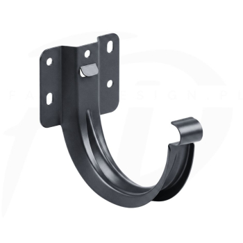 Hak doczołowy stalowy ⌀ 125 firmy KROP kolor czarny